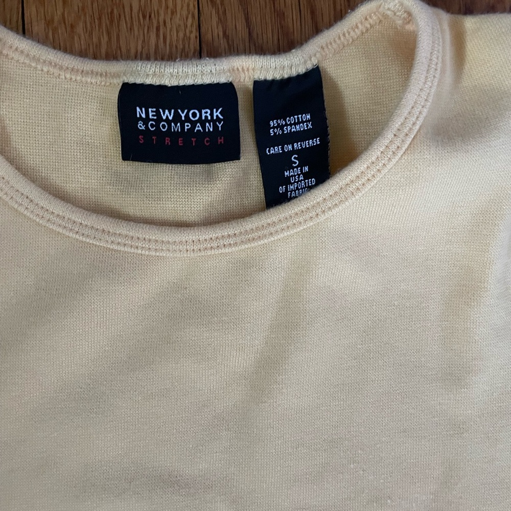 Two New York & Company Fitted Shirts, Size S, Smoke Free Home - Selling As Bulk View 3